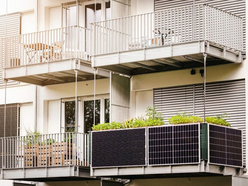 solar balcony mounting apartment
