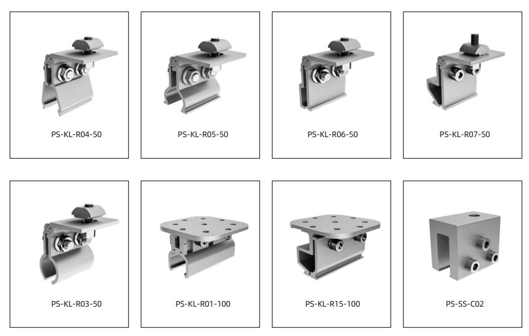 Solar Roof Clamps Quick Installation