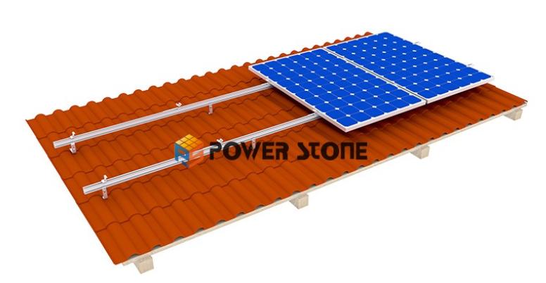 solar roof hook install