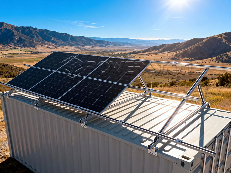 Container Solar Solution PV Panel Mounting Brackets