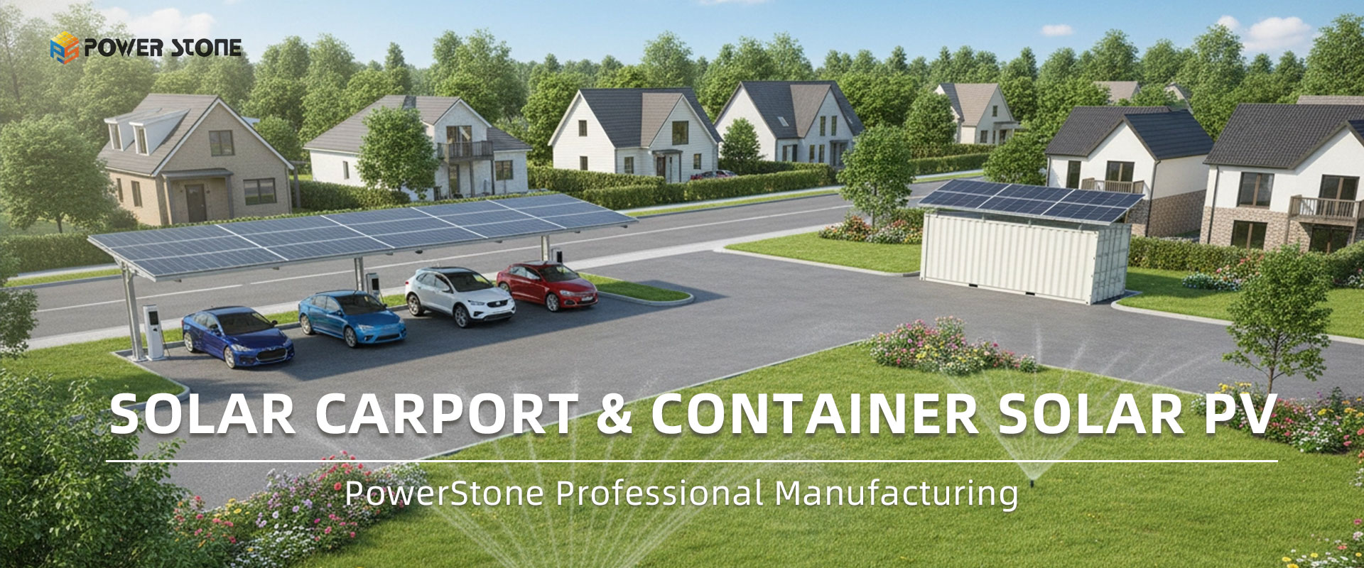 solar carport & container solar pv