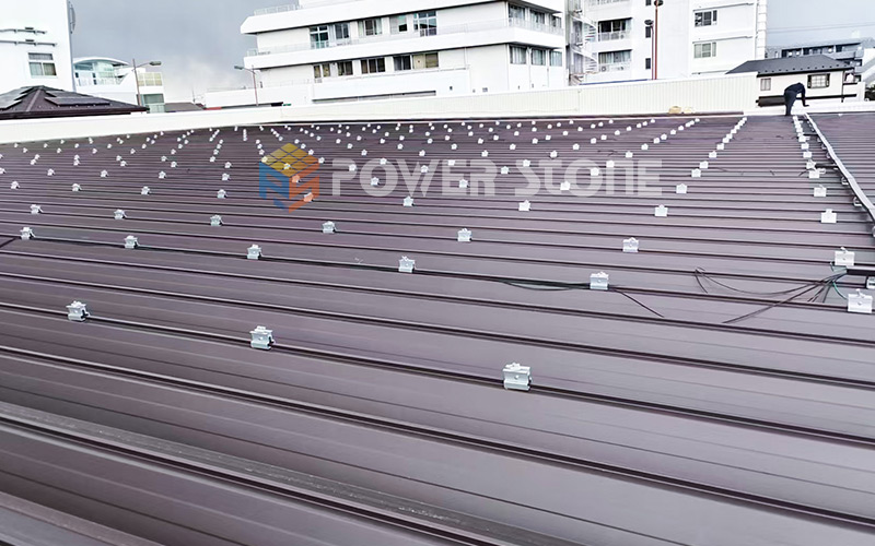 trapezoidal metal roofs solar installation