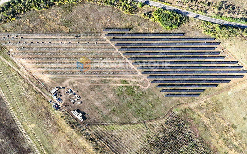 solar double post pv ground