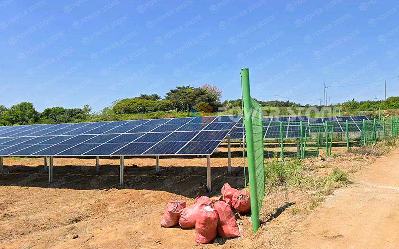180KW Solar Carbon Steel Ground Bracket