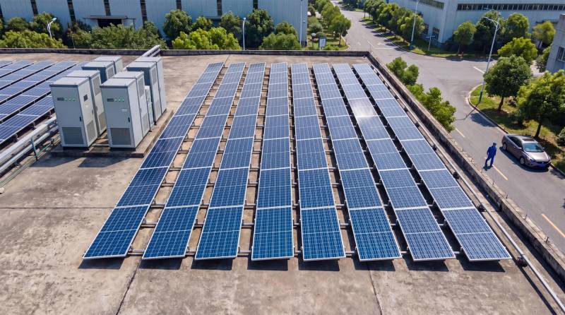 Aluminum Ballast Mount Solar Flat Roof